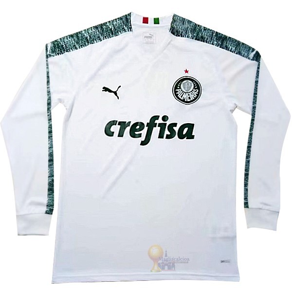 Calcio Maglie Away Manica lunga Palmeiras 2019 2020 Bianco