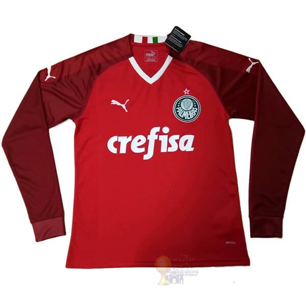 Calcio Maglie Terza Manica lunga Portiere Palmeiras 2019 2020 Rosso