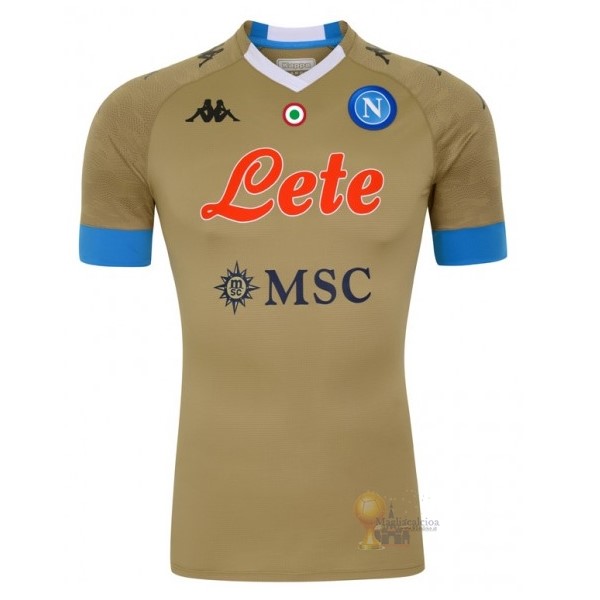 Calcio Maglie Home Maglia Portiere Napoli 2020 2021 Marrone