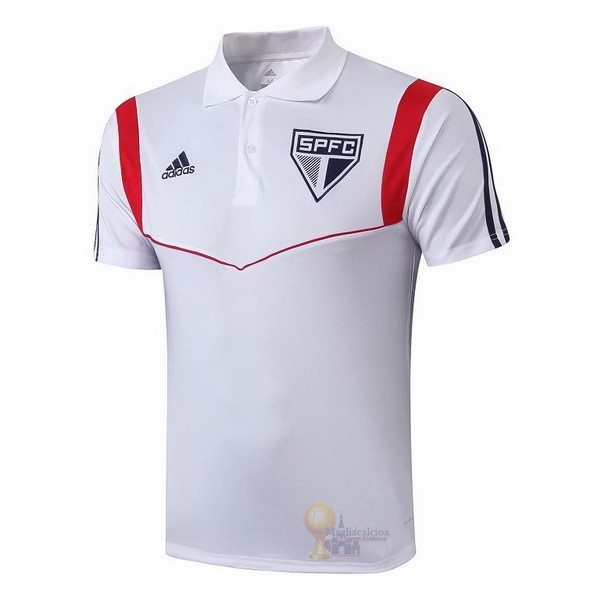 Calcio Maglie Polo São Paulo 2019 2020 Bianco Rosso