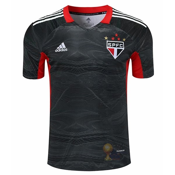 Calcio Maglie Home Portiere Maglia São Paulo 2021 2022 Nero