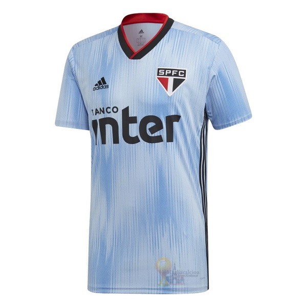 Calcio Maglie Terza Maglia São Paulo 2019 2020 Blu Luce