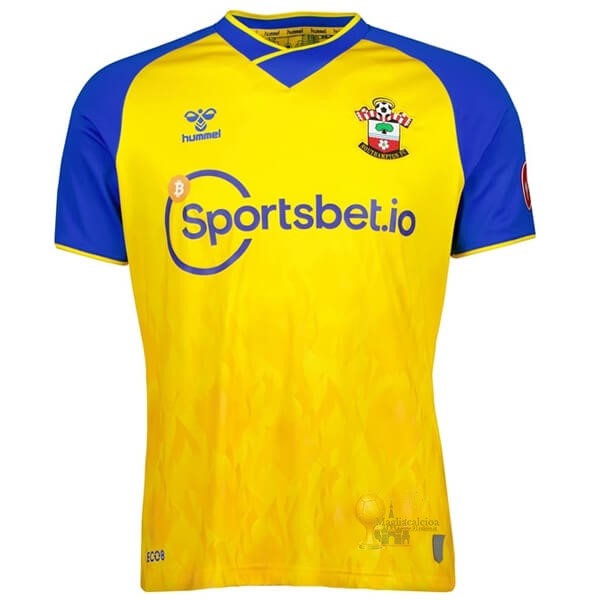 Calcio Maglie Away Maglia Southampton 2021 2022 Giallo
