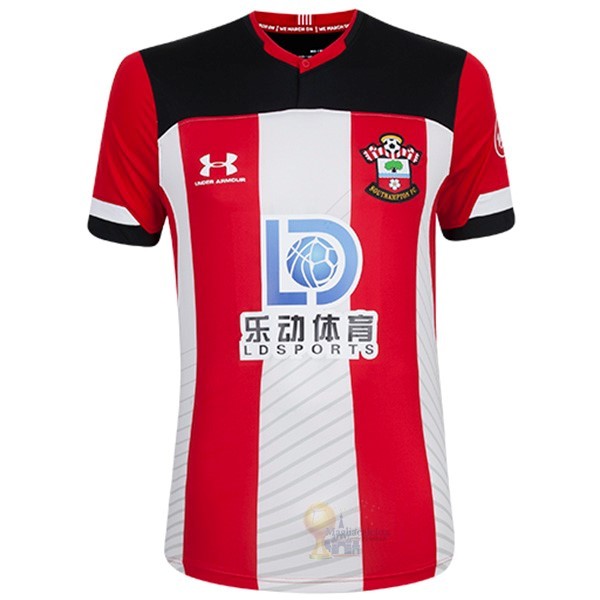 Calcio Maglie Home Maglia Southampton 2019 2020 Rosso Bianco