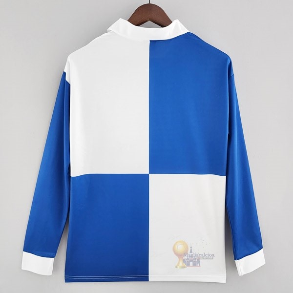 Calcio Maglie Terza Manica lunga Universidad Católica Stile rétro 1998 Blu Bianco