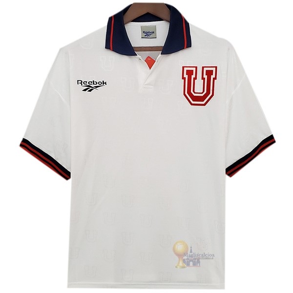 Calcio Maglie Away Maglia Universidad De Chile Stile rétro 1998 Bianco
