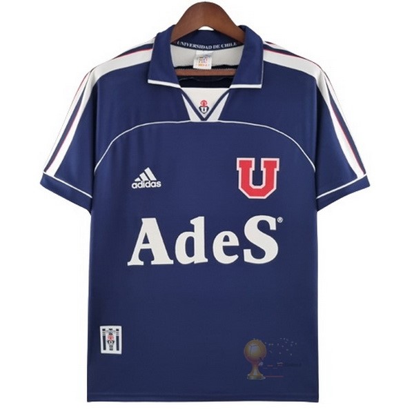 Calcio Maglie Home Maglia Universidad De Chile Stile rétro 2000 2001 Blu