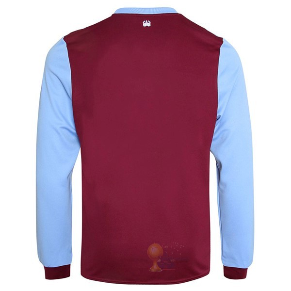 Calcio Maglie Home Manica lunga West Ham United 2019 2020 Blu Rosso
