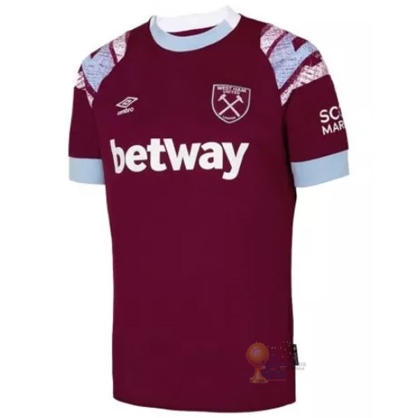 Calcio Maglie Thailandia Home Maglia West Ham United 2022 2023 Rosso