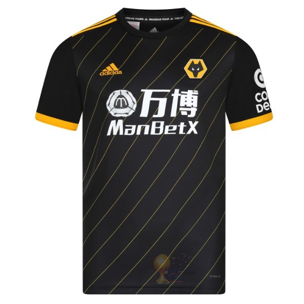 Calcio Maglie Away Maglia Wolves 2019 2020 Nero