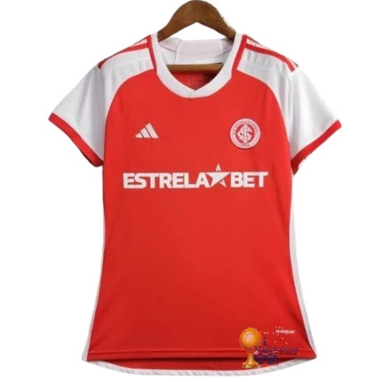 Home Donna Maglia Internacional 2024 2025 Rosso Personalizza Maglia Calcio