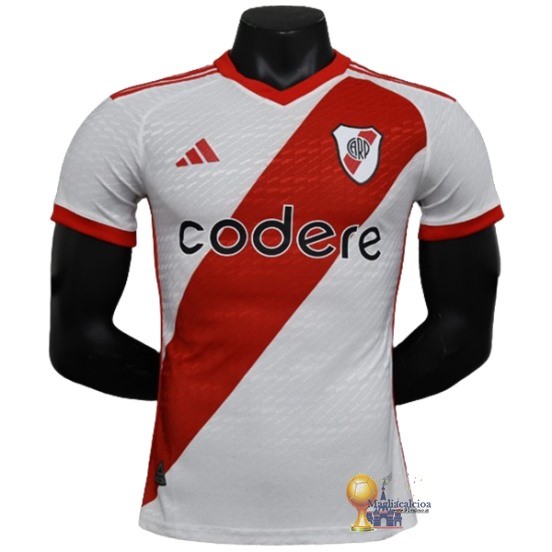 Home Jugadores Maglia River Plate 2023 2024 Bianco Divise Calcio