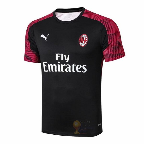 Calcio Maglie Formazione AC Milan 2019 2020 Rosso Nero