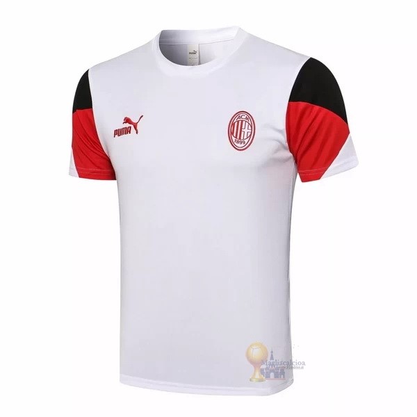 Calcio Maglie Formazione AC Milan 2021 2022 Bianco Nero Rosso