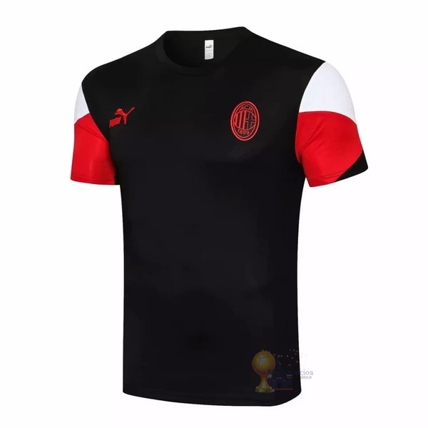 Calcio Maglie Formazione AC Milan 2021 2022 Nero Bianco Rosso