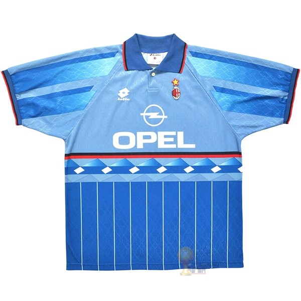 Calcio Maglie Terza Maglia AC Milan Stile rétro 1995 1996 Blu