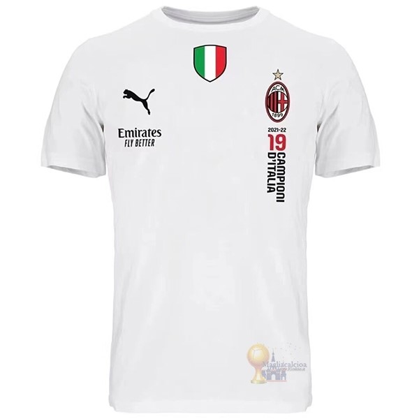 Calcio Maglie speciale Maglia AC Milan 2022 I Bianco
