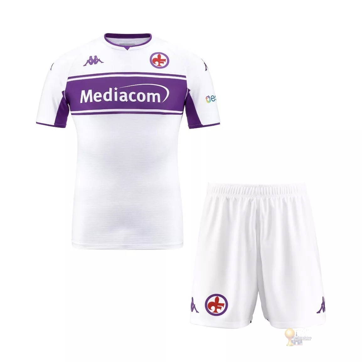 Calcio Maglie Away Conjunto De Bambino Fiorentina 2021 2022 Bianco