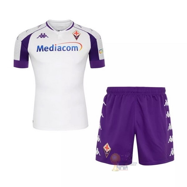 Calcio Maglie Segunda Conjunto De Bambino Fiorentina 2020 2021 Bianco