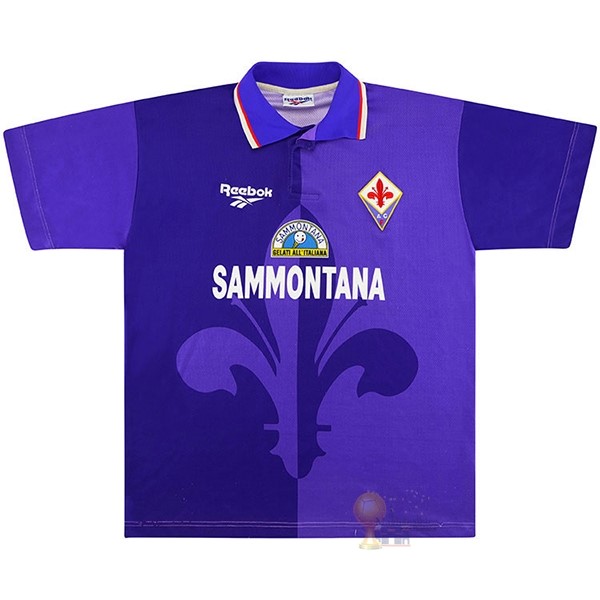Calcio Maglie Home Maglia Fiorentina Stile rétro 1995 1996 Purpureo