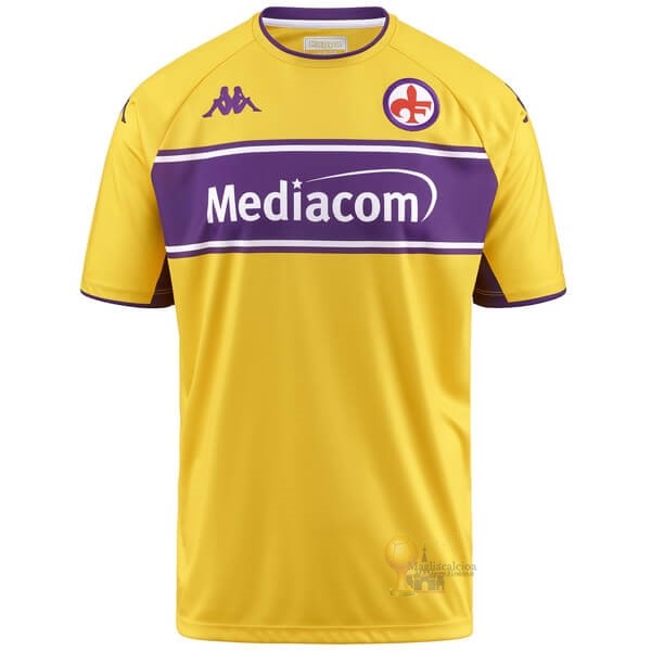 Calcio Maglie Terza Maglia Fiorentina 2021 2022 Giallo