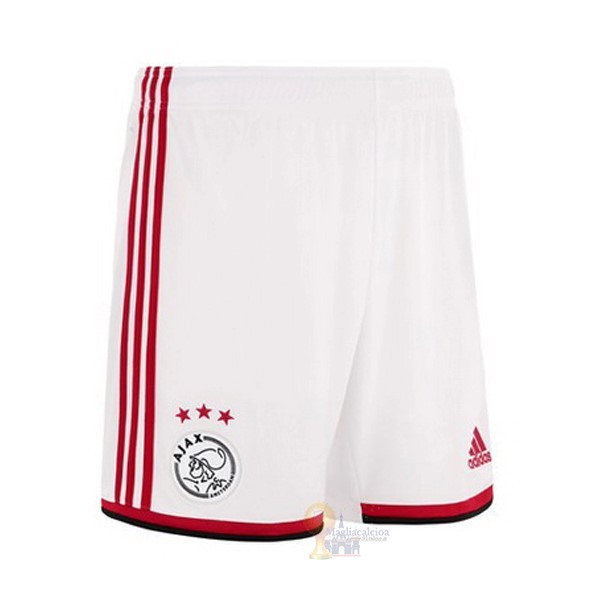 Calcio Maglie Home Pantaloni Ajax 2019 2020 Bianco