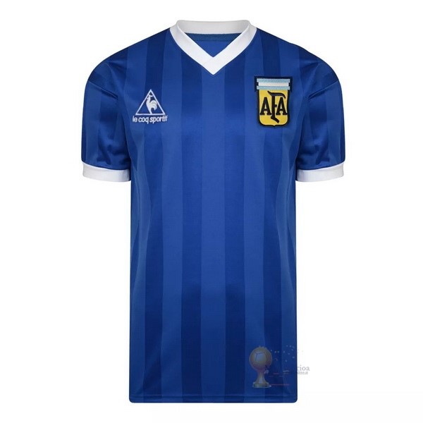 Calcio Maglie Segunda Camiseta Argentina Retro 1986 Blu