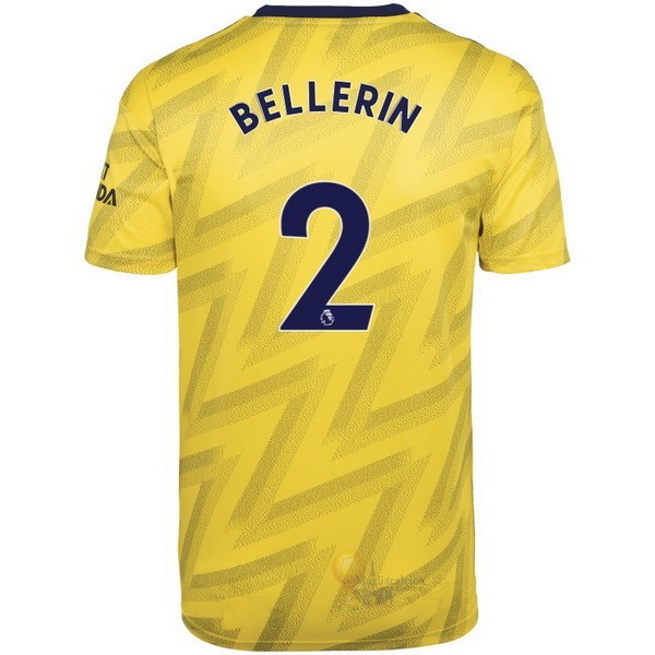 Calcio Maglie NO.2 Bellerin Away Maglia Arsenal 2019 2020 Giallo