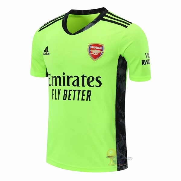 Calcio Maglie Segunda Camiseta Portero Arsenal 2020 2021 Verde