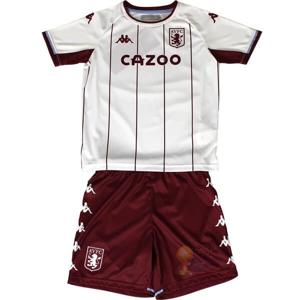 Calcio Maglie Away Conjunto De Bambino Aston Villa 2021 2022 Bianco