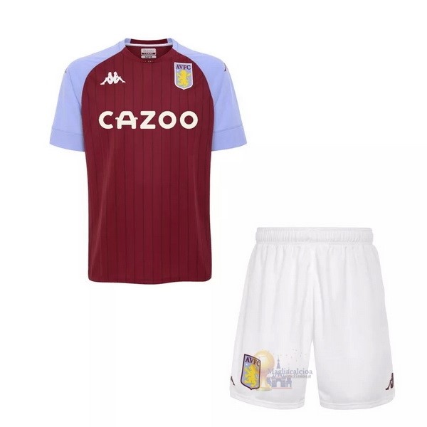 Calcio Maglie Casa Conjunto De Bambino Aston Villa 2020 2021 Rosso