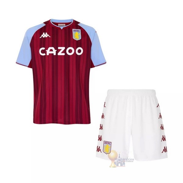 Calcio Maglie Home Conjunto De Bambino Aston Villa 2021 2022 Rosso