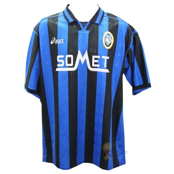 Calcio Maglie Home Maglia Atalanta Stile rétro 1996 1997 Blu