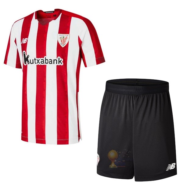 Calcio Maglie Home Conjunto De Bambino Athletic Bilbao 2020 2021 Rosso