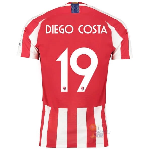Calcio Maglie NO.19 Diego Home Costa Maglia Atlético de Madrid 2019 2020 Rosso