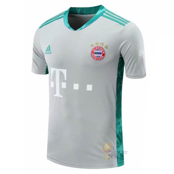 Calcio Maglie Camiseta Portero Bayern München 2020 2021 Grigio