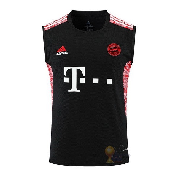 Calcio Maglie Formazione Sin Mangas Bayern München 2022 2023 Nero I Rosso