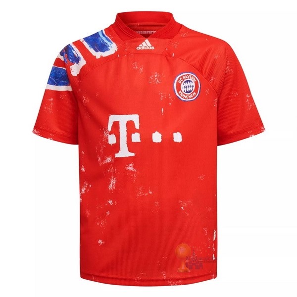 Calcio Maglie Human Race Camiseta Bayern München 2020 2021 Rosso