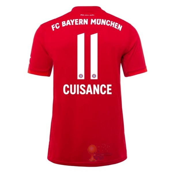 Calcio Maglie NO.11 Cuisance Home Maglia Bayern München 2019 2020 Rosso