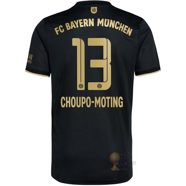 Calcio Maglie NO.13 Choupo Moting Away Maglia Bayern München 2021 2022 Nero