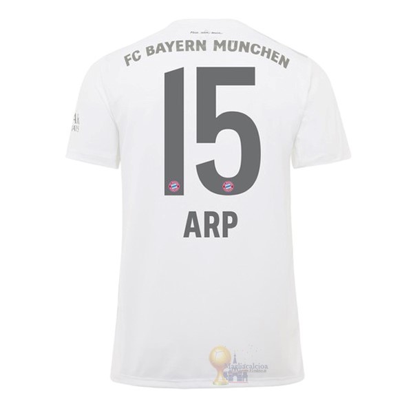Calcio Maglie NO.15 ARP Away Maglia Bayern München 2019 2020 Bianco