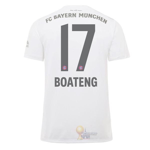 Calcio Maglie NO.17 Boateng Away Maglia Bayern München 2019 2020 Bianco