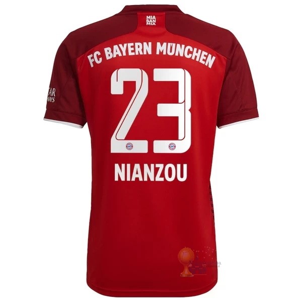 Calcio Maglie NO.23 Nianzou Home Maglia Bayern München 2021 2022 Rosso
