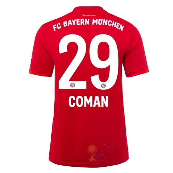 Calcio Maglie NO.29 Coman Home Maglia Bayern München 2019 2020 Rosso