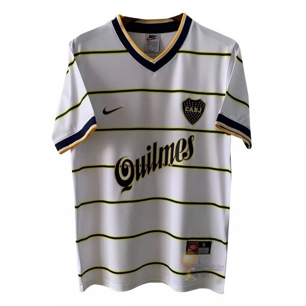 Calcio Maglie Away Maglia Boca Juniors Stile rétro 1999 Bianco