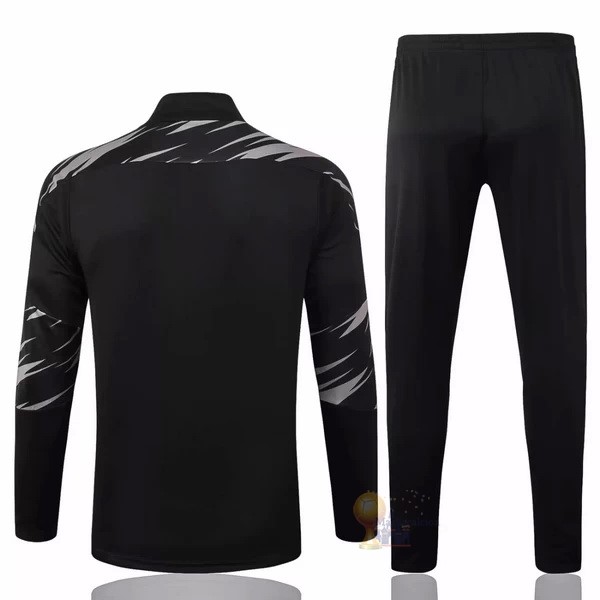 Calcio Maglie Giacca Boroussia Dorotmund 2020 2021 Nero Grigio