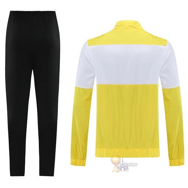 Calcio Maglie Set Completo Giacca a vento Boroussia Dorotmund 2021 2022 Nero Giallo