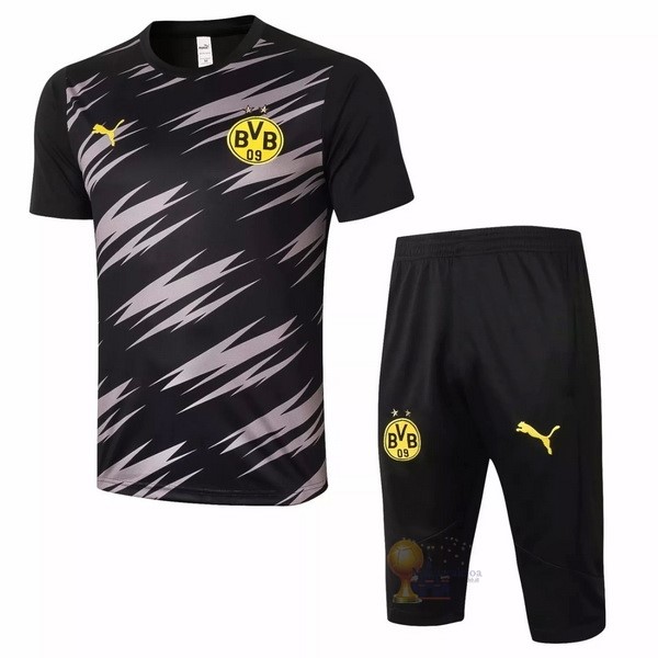 Calcio Maglie Formazione Set Completo Borussia Dortmund 2020 2021 Nero Giallo