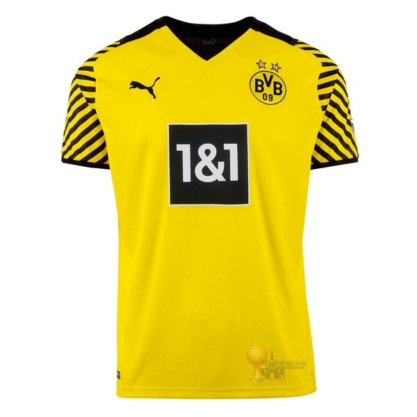 Calcio Maglie Home Maglia Borussia Dortmund 2021 2022 Giallo
