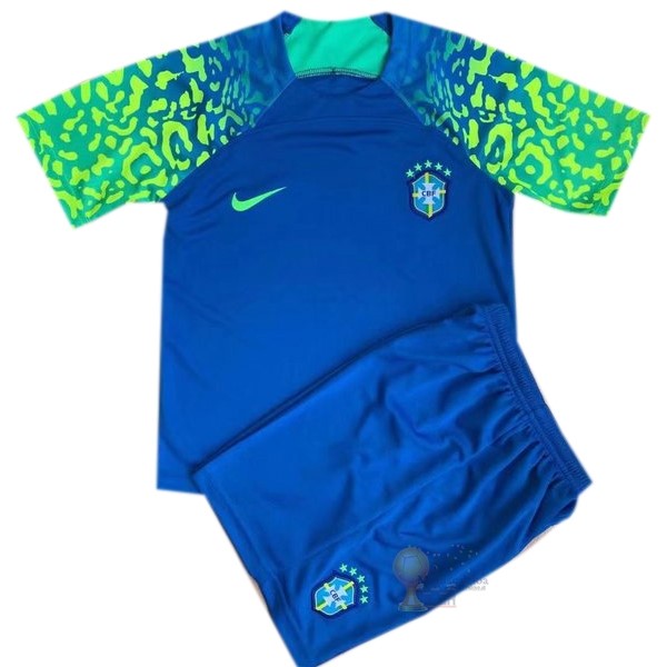 Calcio Maglie concetto Conjunto De Bambino Brasile 2022 Blu
